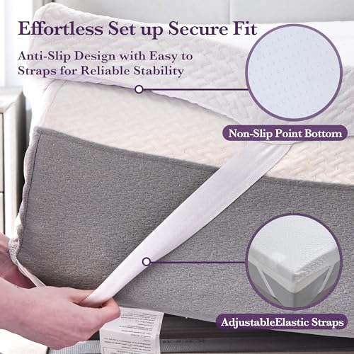 2 Inch Gel Memory Foam Mattress Topper Twin Size S34477