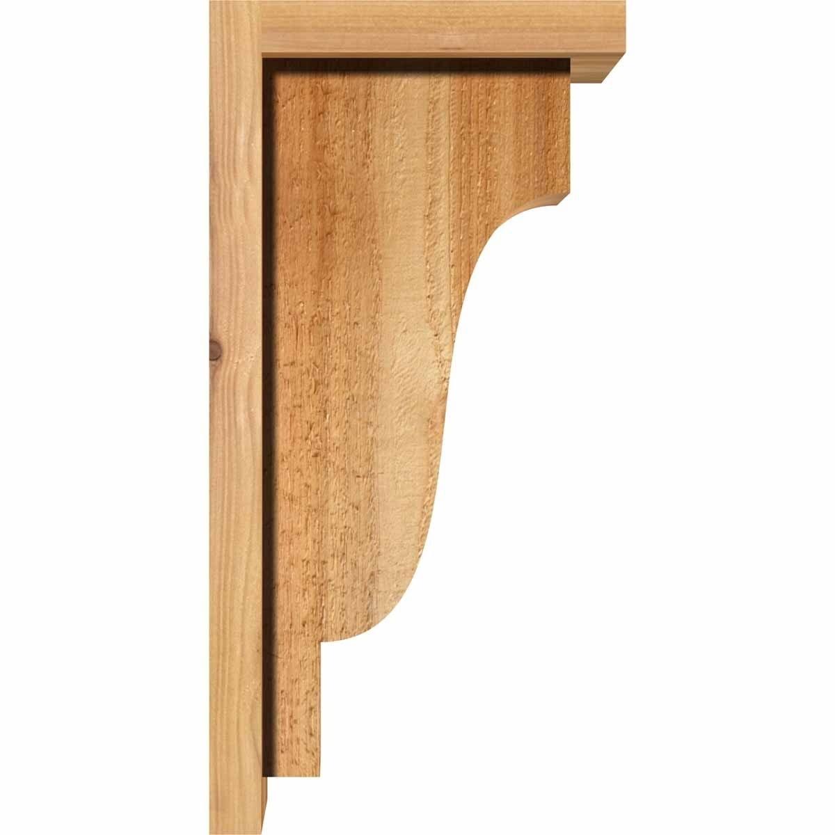 Rough Sawn Corbel with Backplate, Western Red Cedar S241485