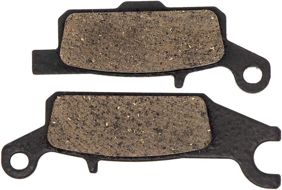 Brake Pad Kit for Yamaha Grizzly 700 550, Organic, Pack of 2 L96634