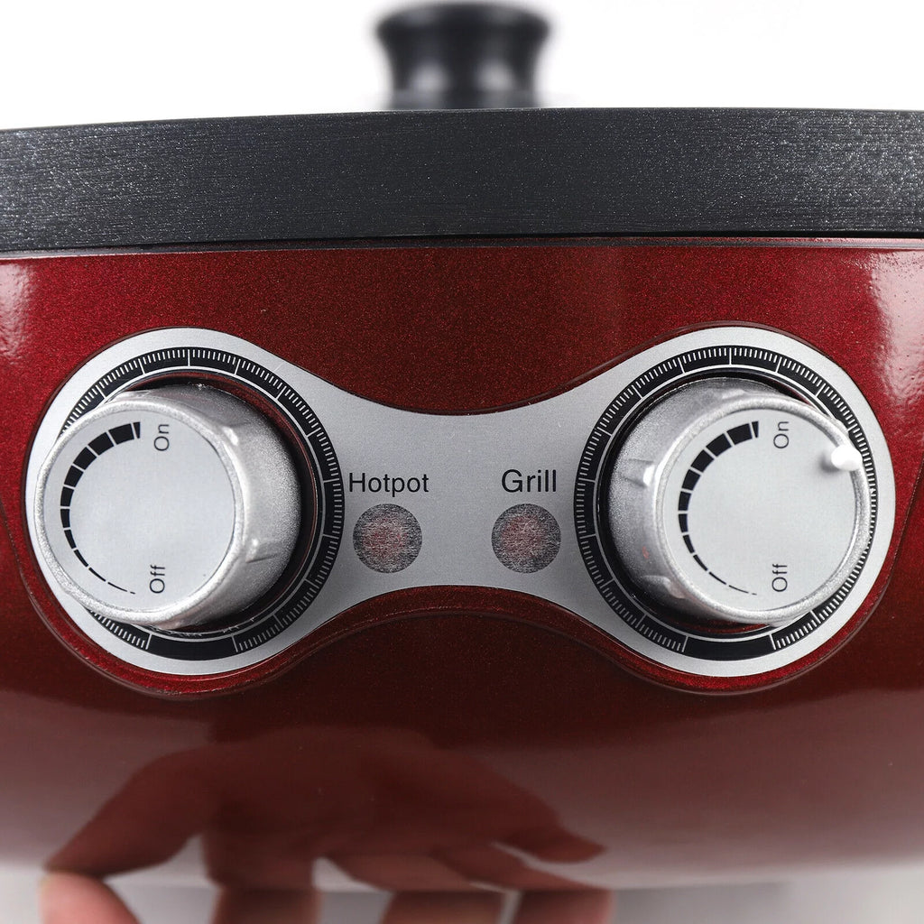 2 In 1 Electric Grill & Hot Pot 2200W U537330