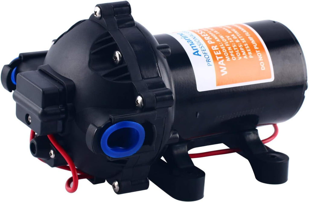 12v Water Pressure Diaphragm Pump 18.9 L/min 5.0 Gpm 60 Psi H7273