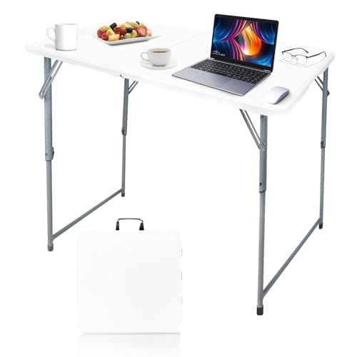 4ft Heavy Duty Portable Folding Plastic Table O781061