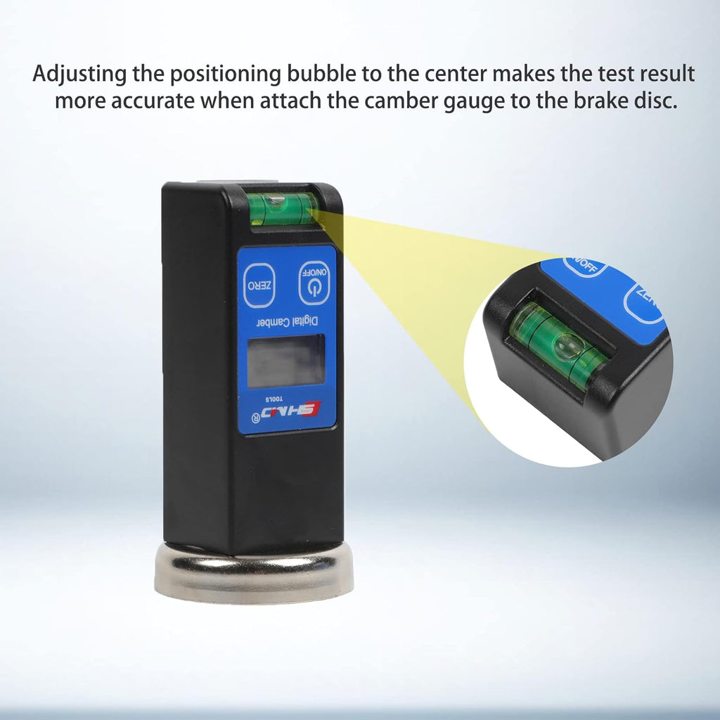 Universal Magnetic Camber Gauge Digital Wheel Alignment Tool with LCD Pack of 2 X414478