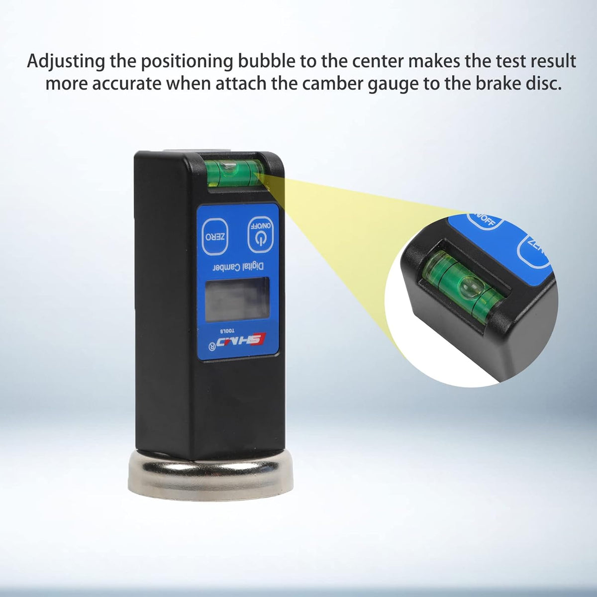 Universal Magnetic Camber Gauge Digital Wheel Alignment Tool with LCD Pack of 2 X414478