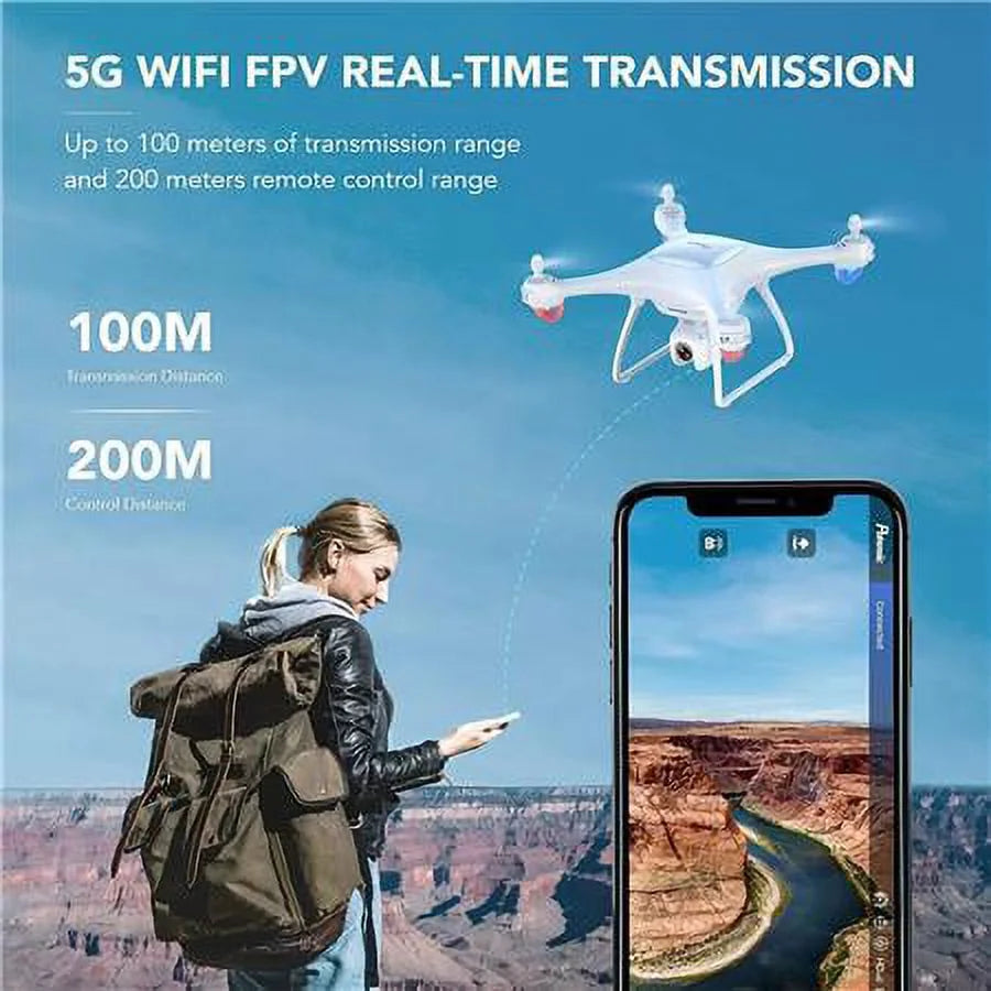 2.7K HD Camera RC Drone with Dual Batteries and Carrying Bag S9911