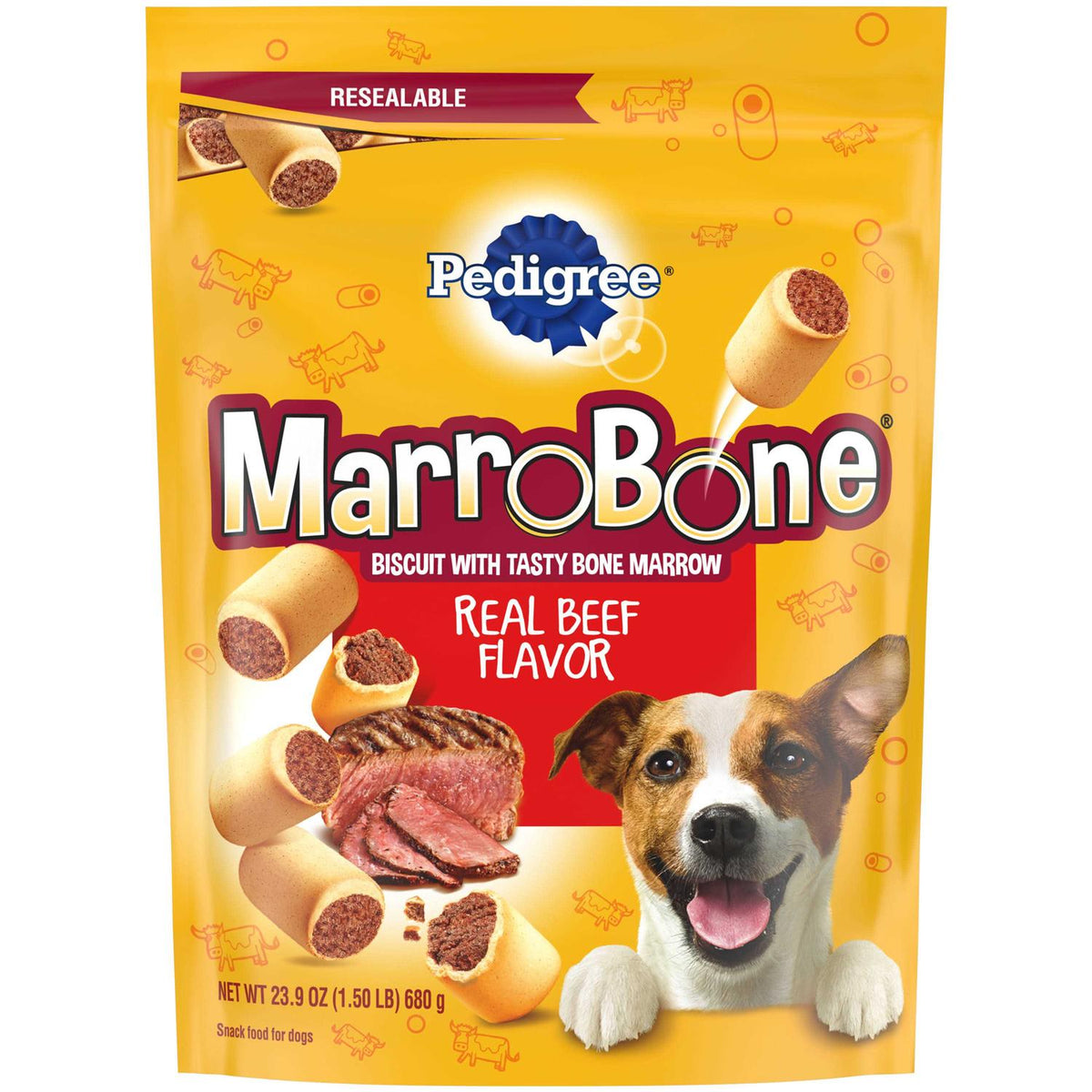 Real Beef Flavor Dog Treats Z4784