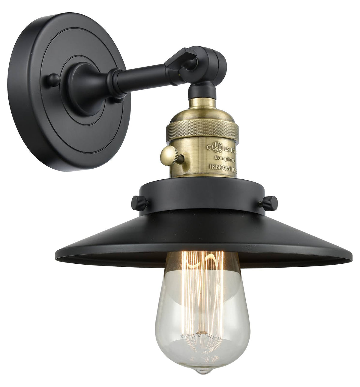 Antique Brass 1 Light Sconce Q422