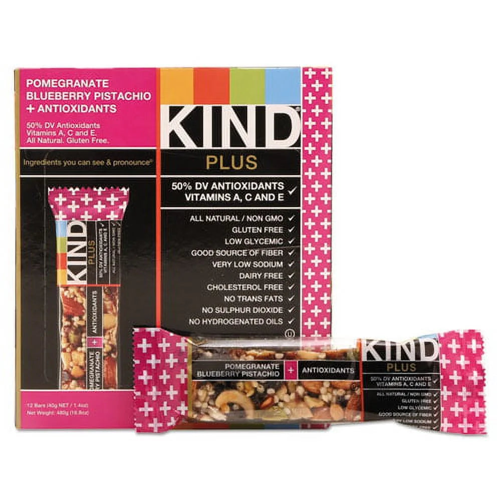Pomegranate Blueberry Pistachio Nutrition Bar 1.4 Oz 12 Count X7835