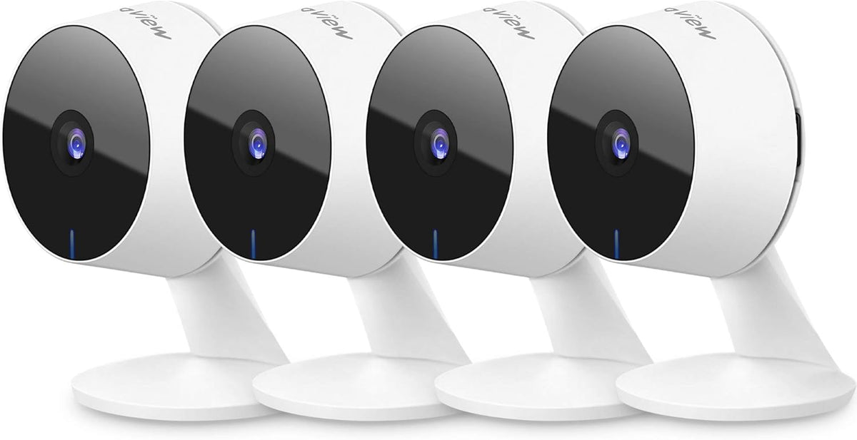 4pcs Indoor 1080P Wi-Fi Security Cameras Y47706