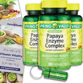 Papaya Enzyme Chewable Tablets Dietary Supplement 180 Ct 3 pk Z410987