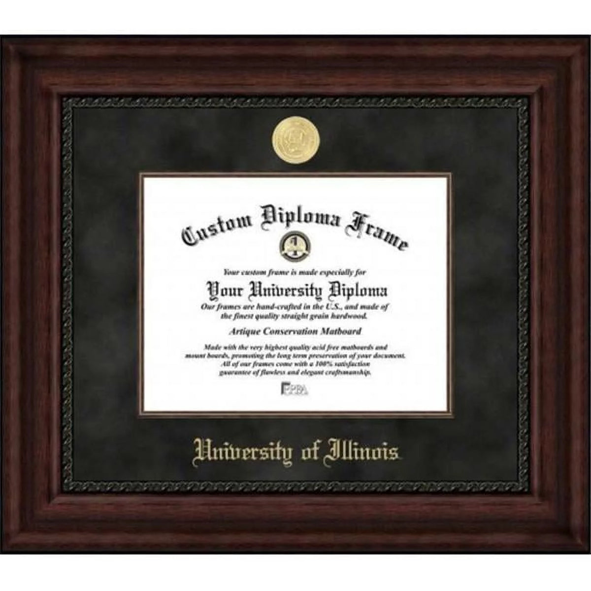 University of Illinois Executive Diploma Frame Q618744
