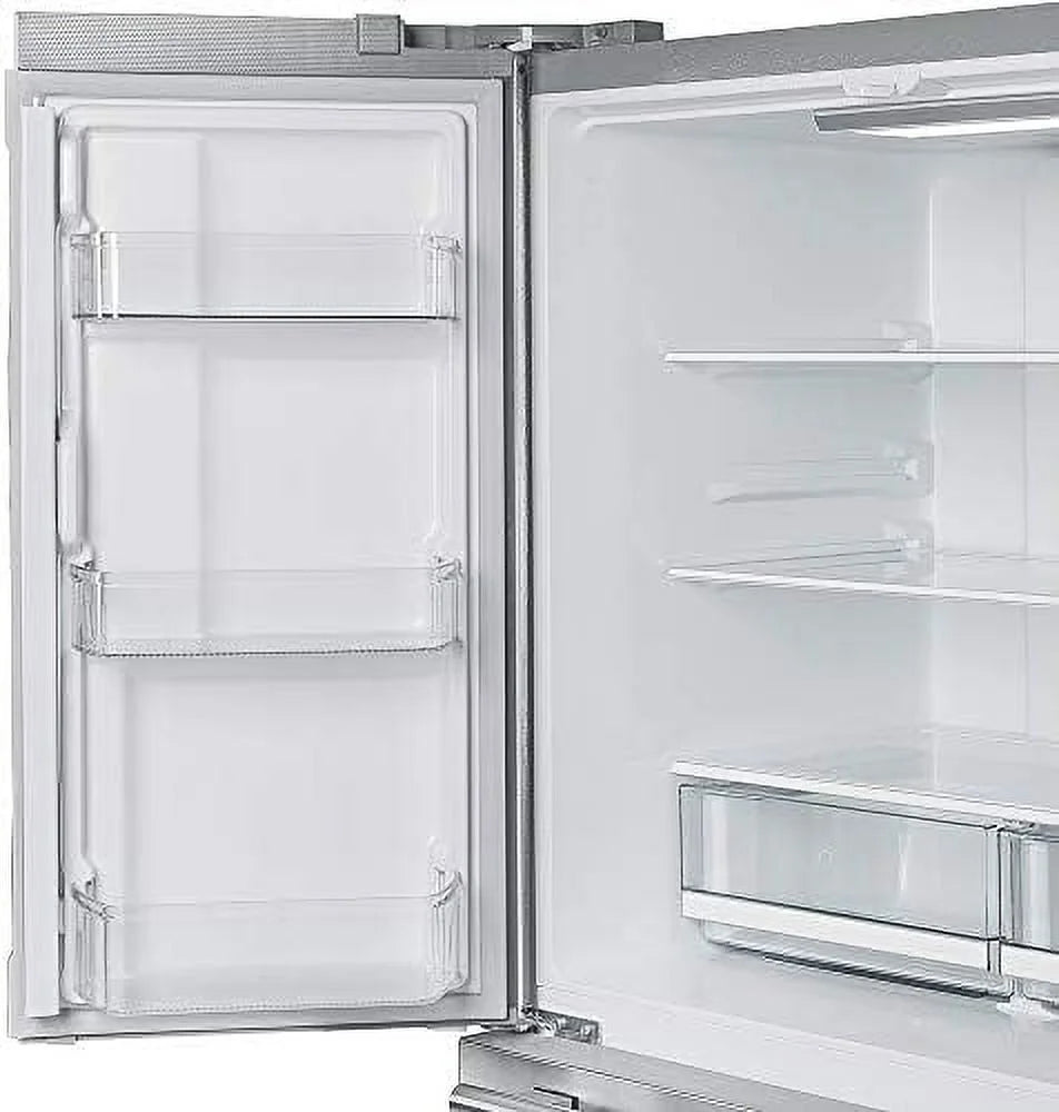36" Side by Side Stainless Steel Refrigerator with Ice Maker U5480