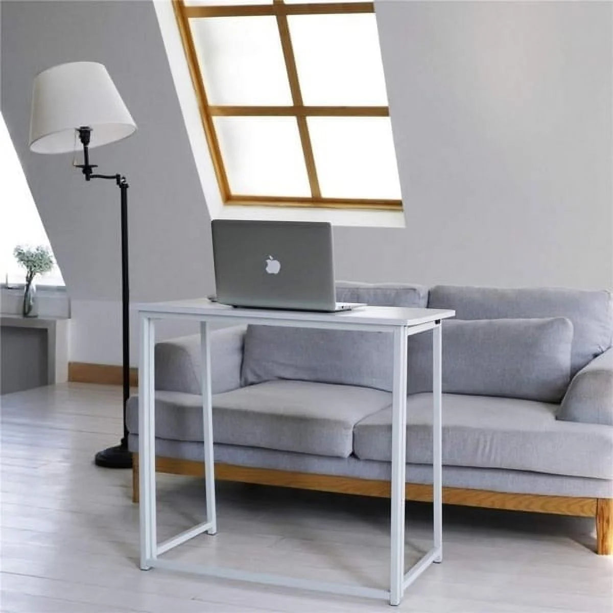 Folding White Office Desk W72341