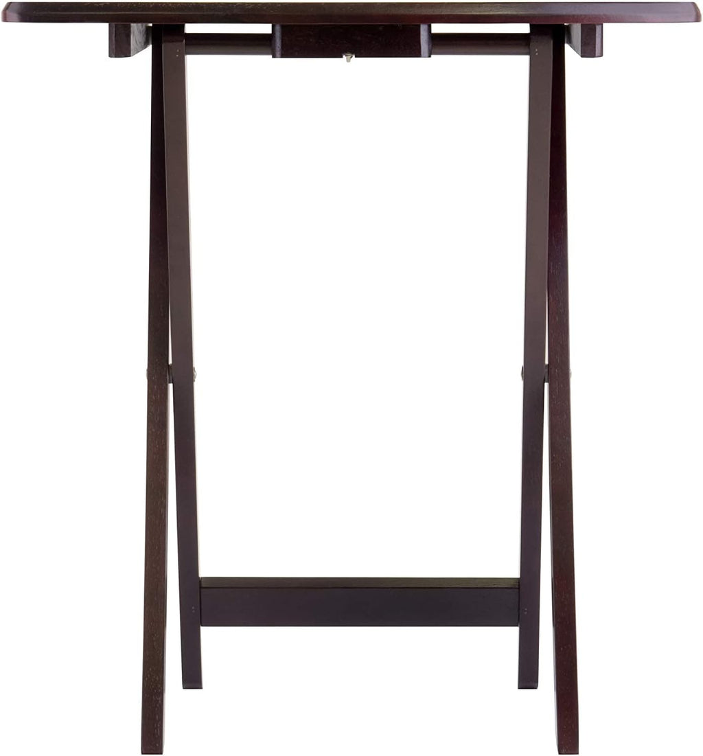 Espresso Folding Wooden Tray Table R673067