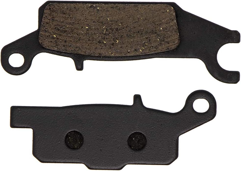 Brake Pad Kit for Yamaha Grizzly 700 550, Organic, Pack of 2 L96634
