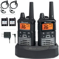 Black/Silver GMRS Two Way Radio with 2 Radios W659