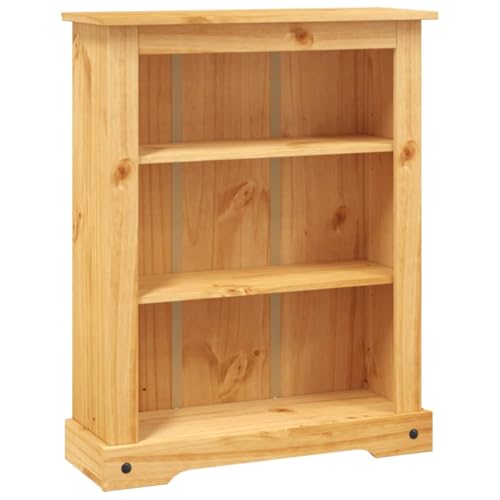 3-Tier Rustic Mexican Pinewood Bookcase Y177