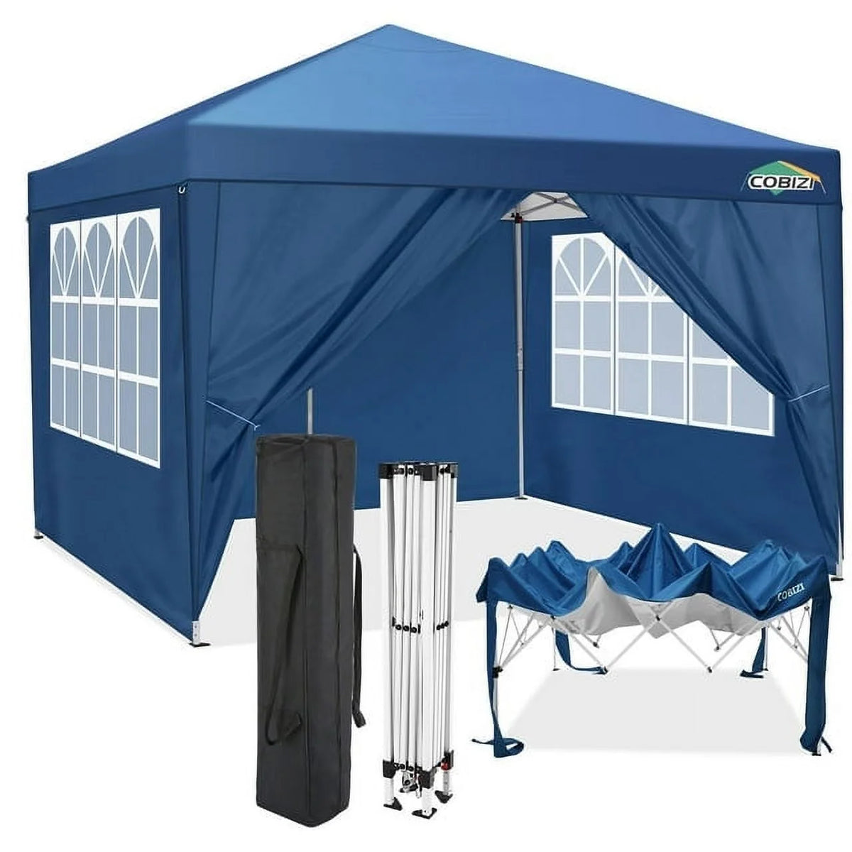 10x20 Pop up Canopy Tent with 6 Removable Sidewalls C8210