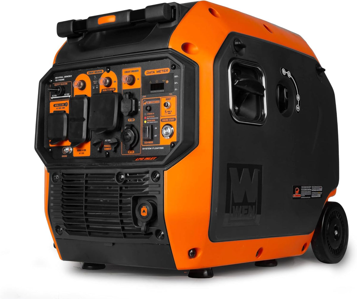 5000-Watt Dual Fuel Portable Inverter Generator with Electric Vehicle Charging Ports Q148959