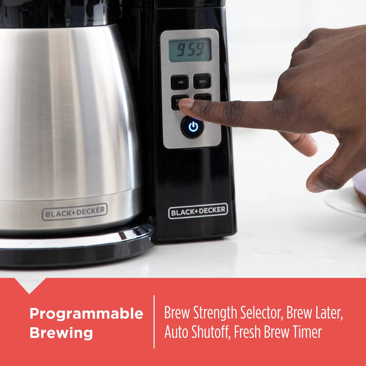 12-Cup Thermal Programmable Coffeemaker H497158