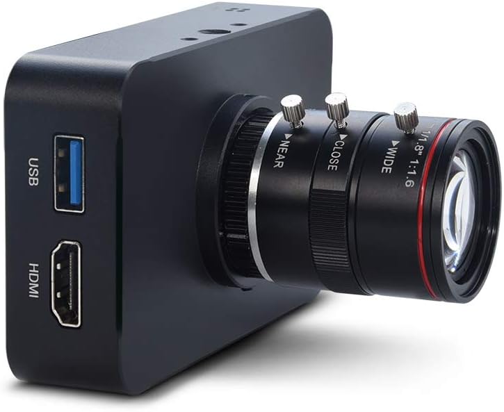 4K HDMI C/CS-Mount Teaching Webcam with 10-50MM Telephoto Zoom Manual Lens X4800