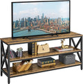 Rustic Brown 63 Inch 3 Tiers TV Stand W728400