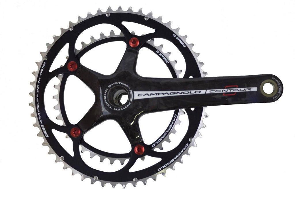 Campagnolo Centaur Black/Red Carbon PT 10 Speed Double Standard 39/52 - 165mm P209