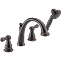 Venetian Bronze Roman Tub Faucet Trim with Hand Shower B427242