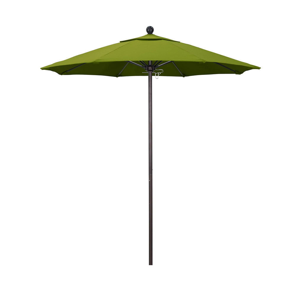 7.5 Ft Fiberglass Market Umbrella Push Open I59098