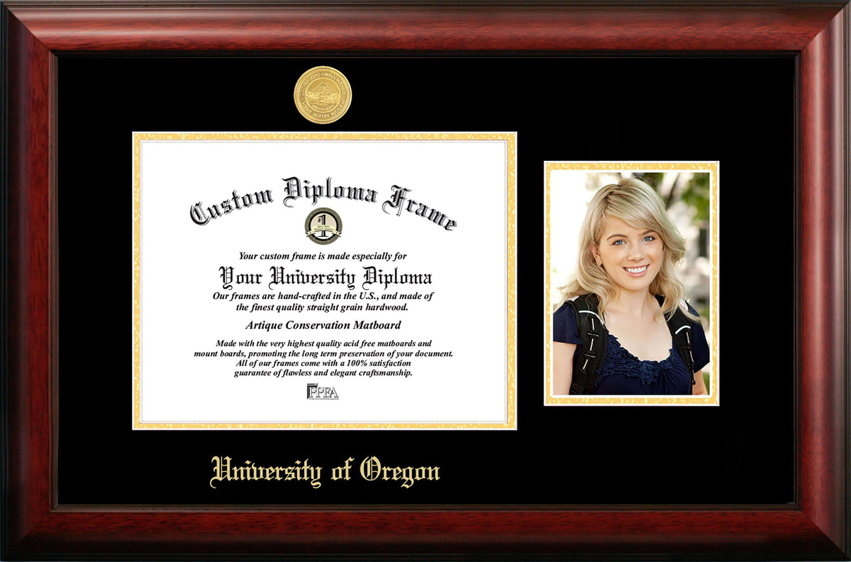 Gold Embossed Diploma Frame with 5 X7 Portrait Y40382