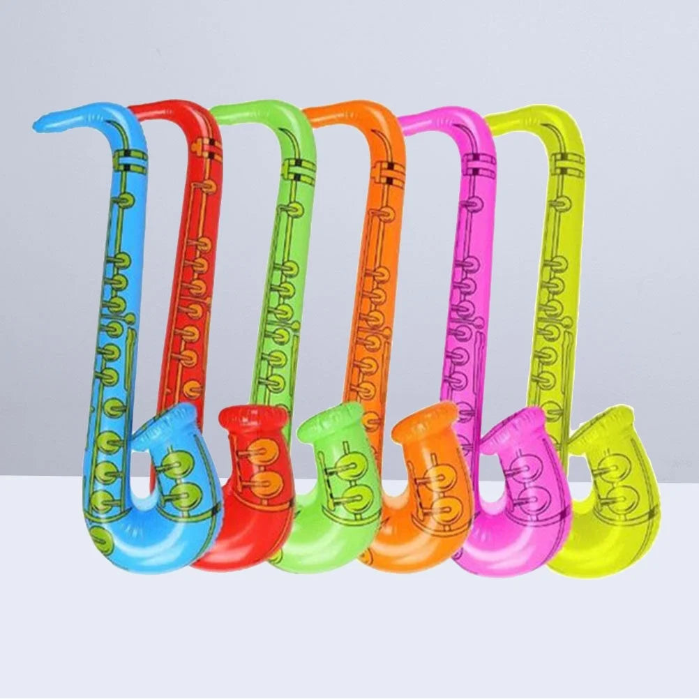 Inflatable Musical Instruments Sax Toy (Random Color) V7324