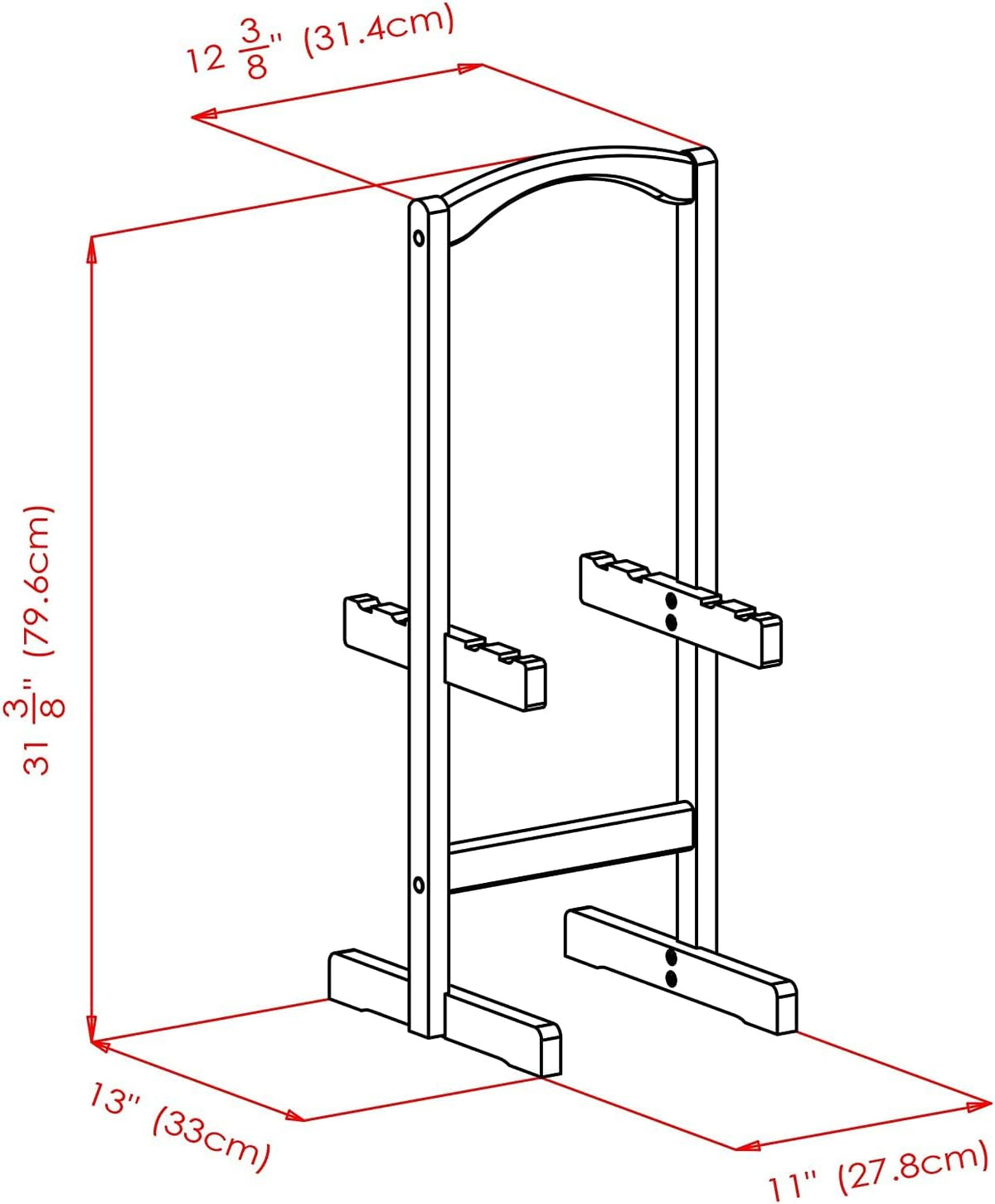 Espresso Folding Wooden Tray Table R673067