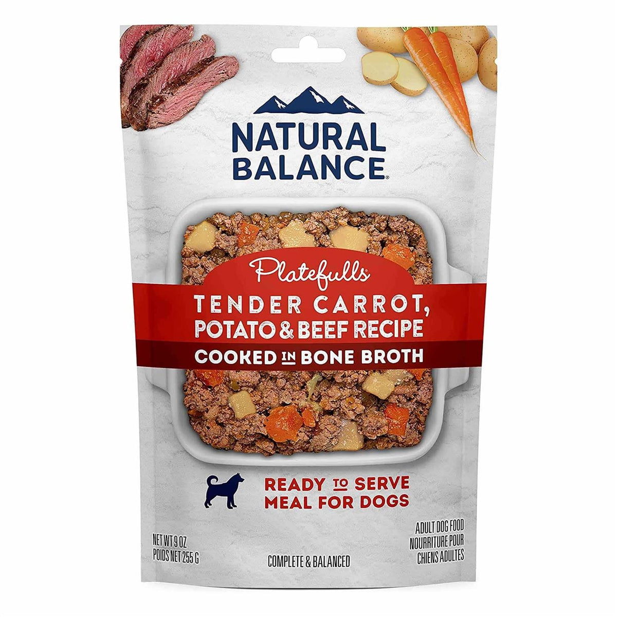 Natural Balance Platefulls Tender Beef & Potato Recipe Wet Dog Food V75701
