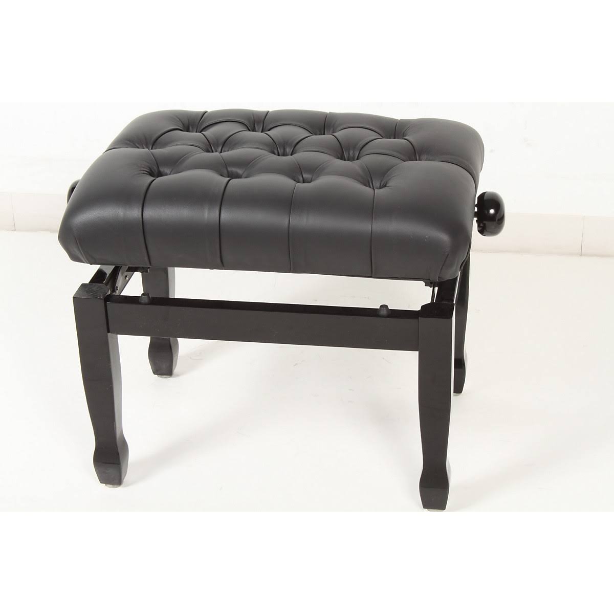Leather Concert Piano Bench Black A100