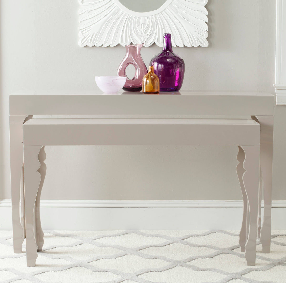 Taupe Lacquer Console U182677