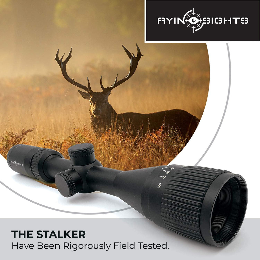 3-9x40 Tactical Scope with Capped Turrets Q372
