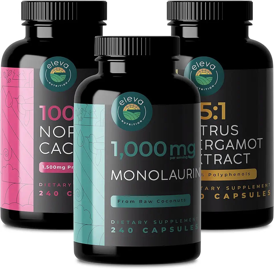 Citrus Bergamot, Nopal Cactus, & Monolaurin Bundle J469