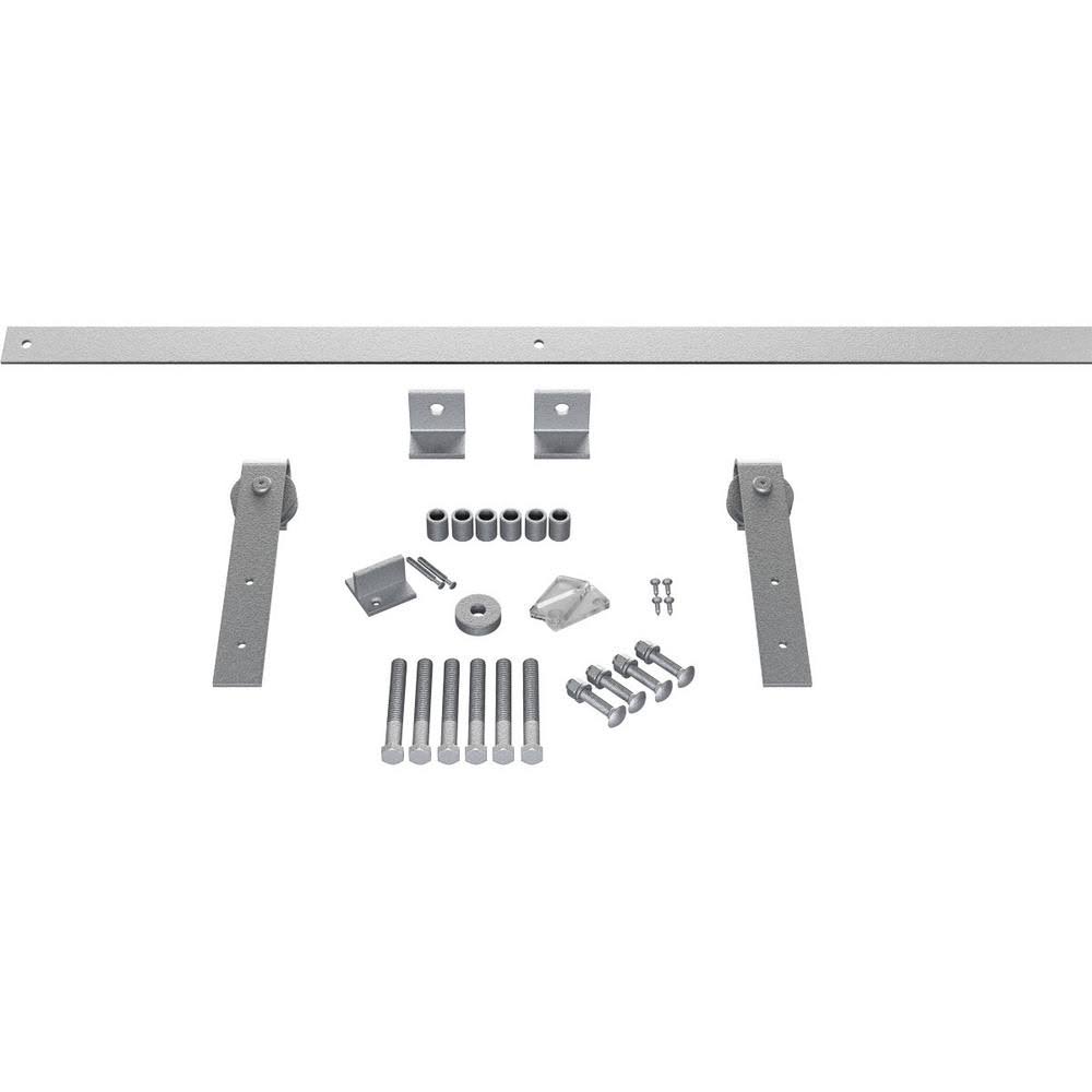 Barn Door Hardware Set with 6 ft Track, PC Chrome W872