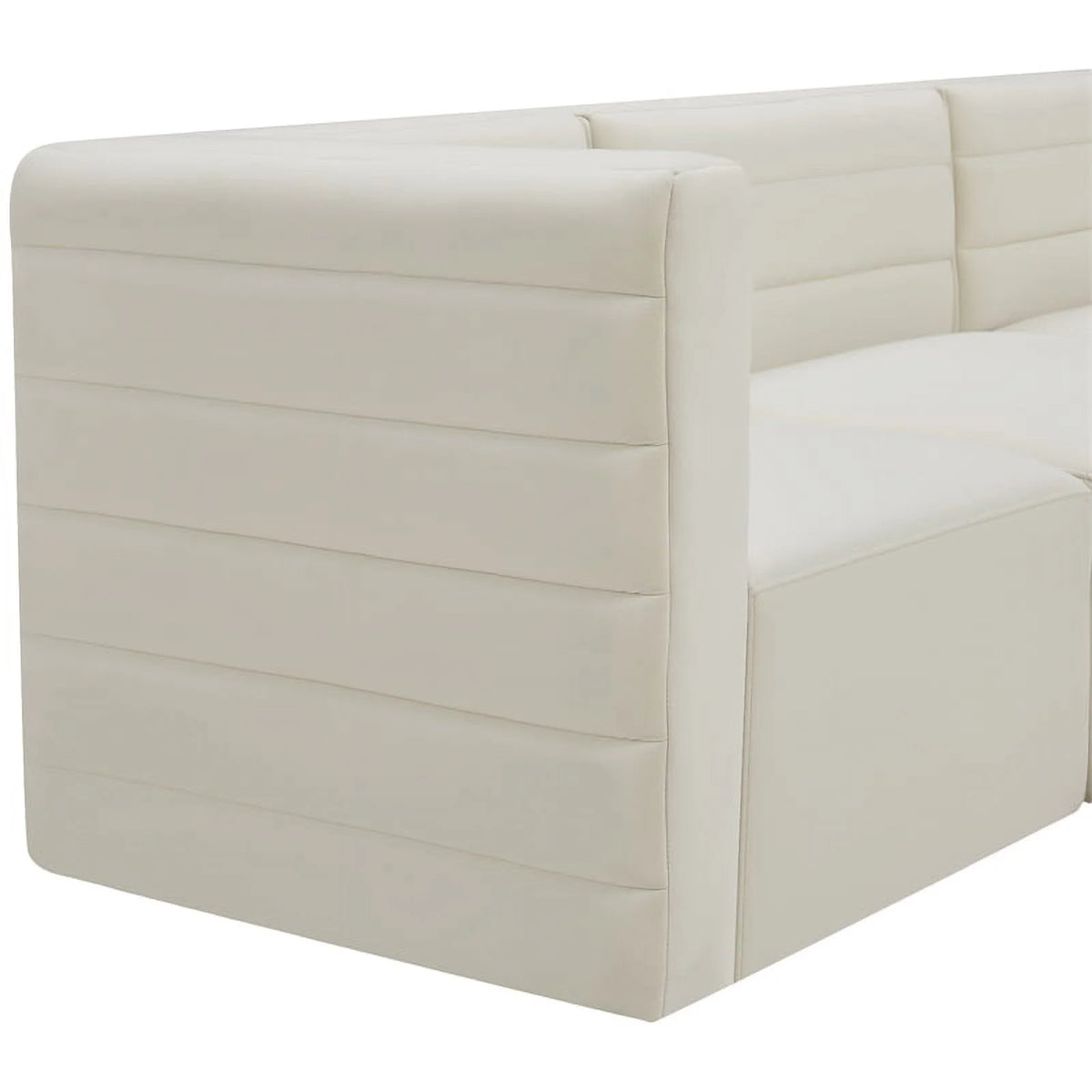 Cream Velvet Modular Sofa V932