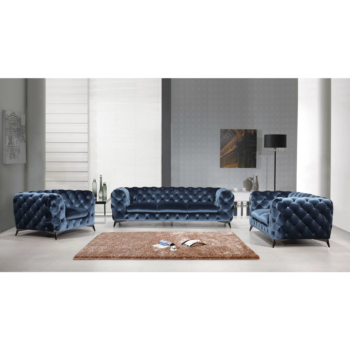 Blue Sofa O779