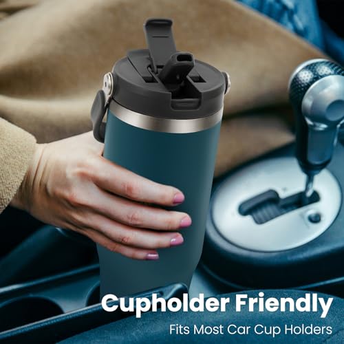 40 oz Stainless Steel Insulated Tumbler with Lid and Straw Z7638