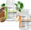 Turmeric Curcumin & Organic Mushroom Supplement 60 Vegetarian Capsules M81549