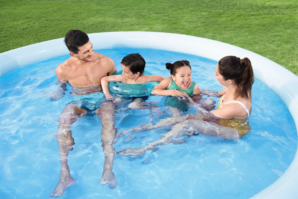 10' x 30" Round Inflatable Above Ground Pool Set P356