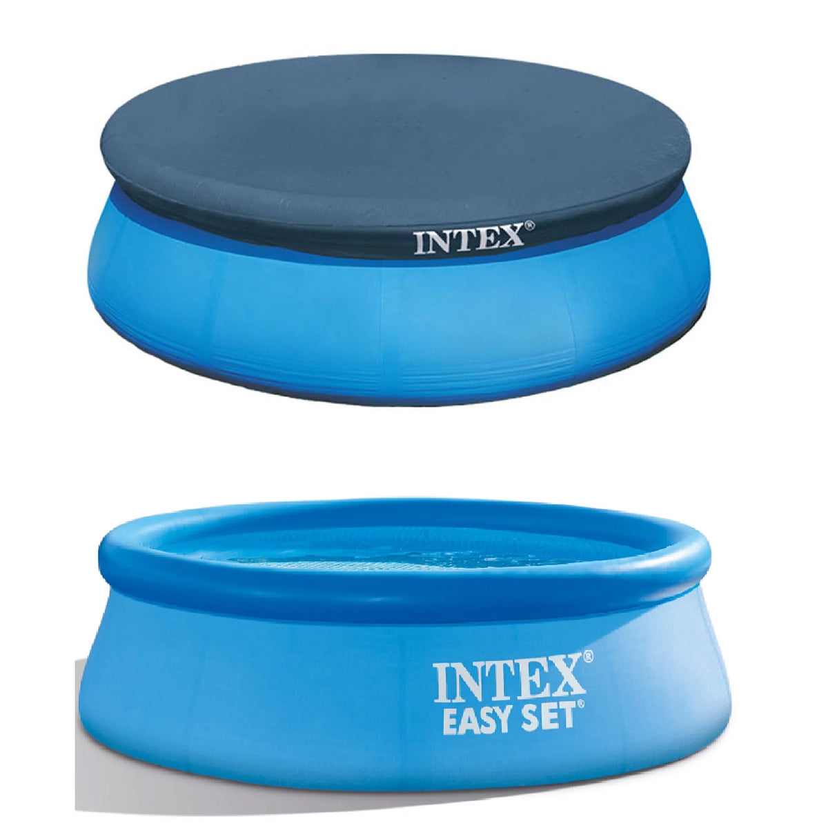Inflatable Round Swimming Pool & Cover G69389