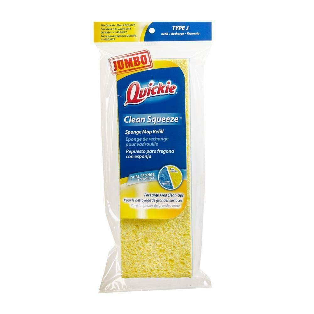Sponge Mop Head Refill with Scrubber D490