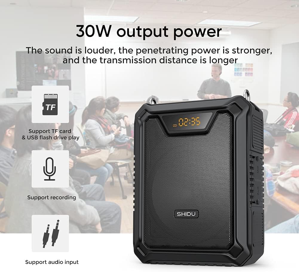 Portable IPX6 Waterproof 30W Voice Amplifier M462742