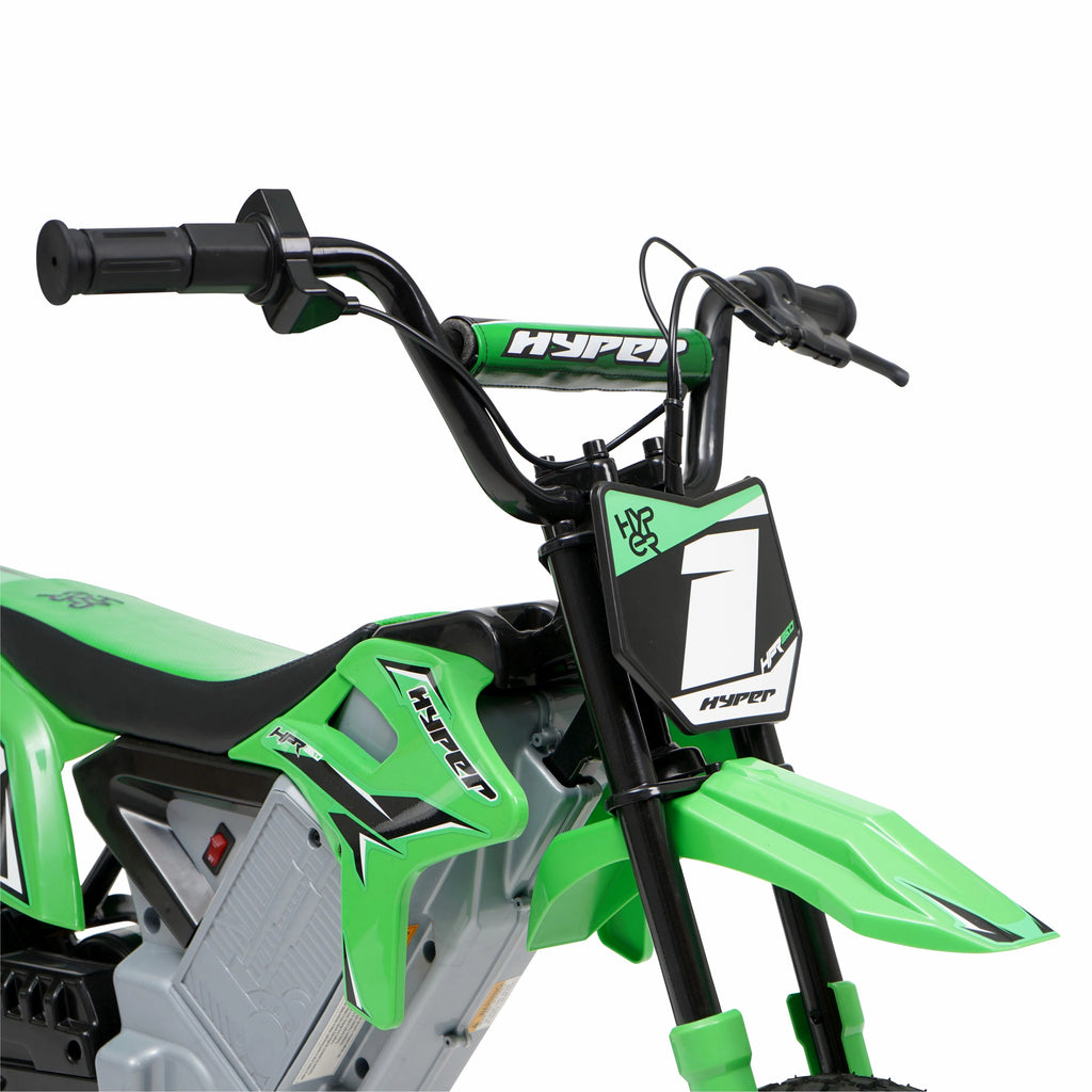 Green 24 Volt Electric Motorcycle Y67840