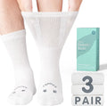 Merino Wool Diabetic Socks for Men Women Loose Fit Non Binding F5100