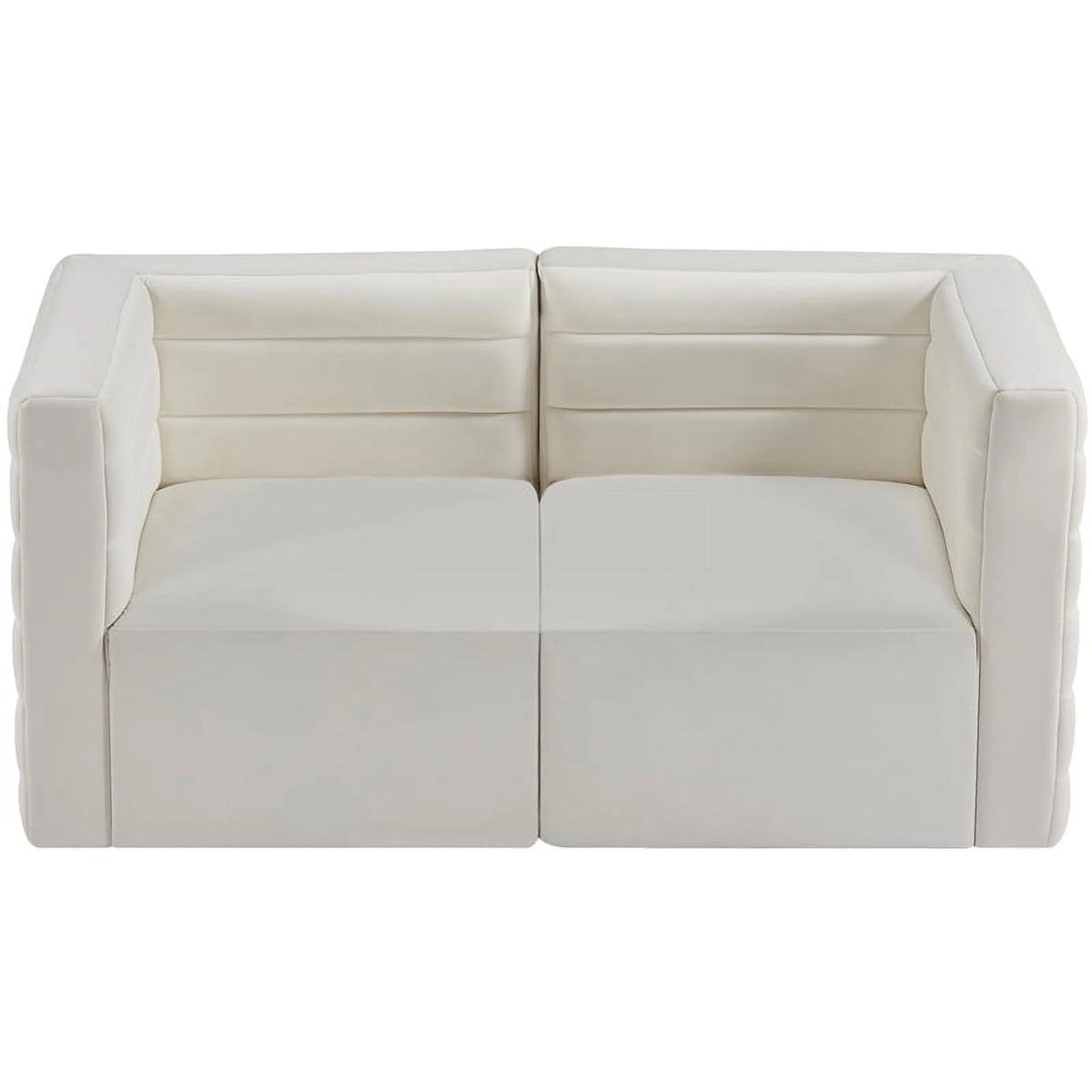 Cream Velvet Modular Sofa V932