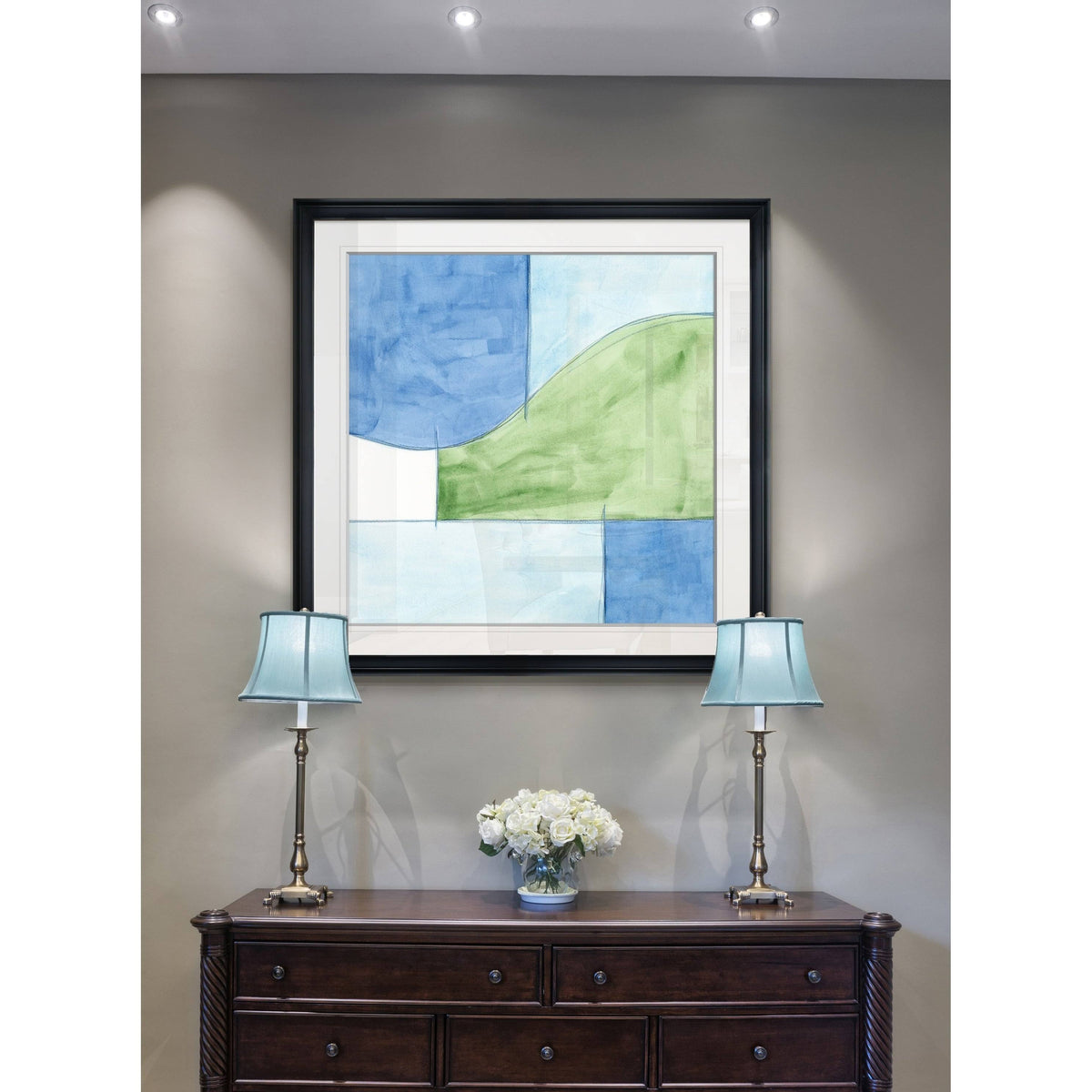 Framed Giclee Print 38x38 N1279